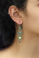 Earrings Ayala Bar Woman Eucalyptus in Metal Alloy Cristallo C2296 - C2296